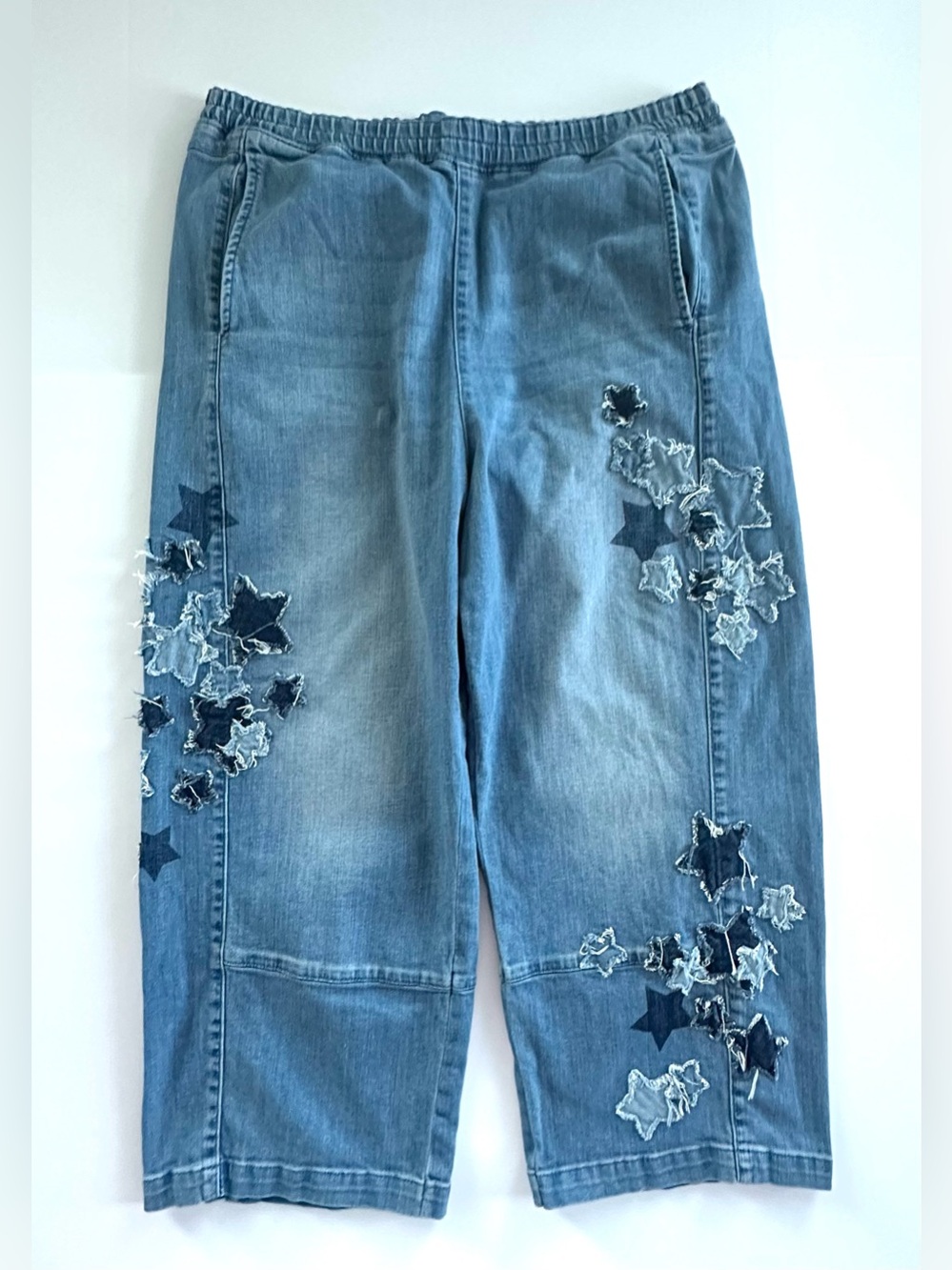 Anthropologie The Izzie Relaxed Pull-on Barrel Jeans by Pilcro | XL | EUC - Picture 2 of 16